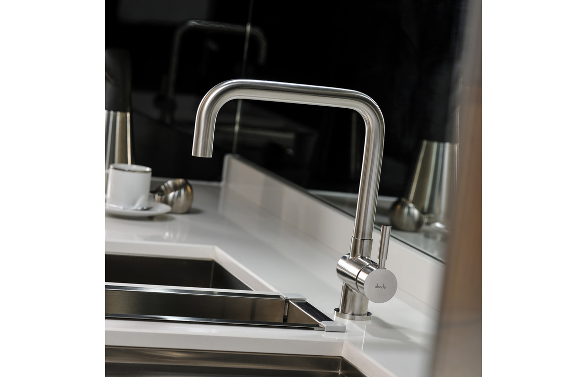 Abode Propus Single Lever Mixer Tap - St/Steel - Image 2