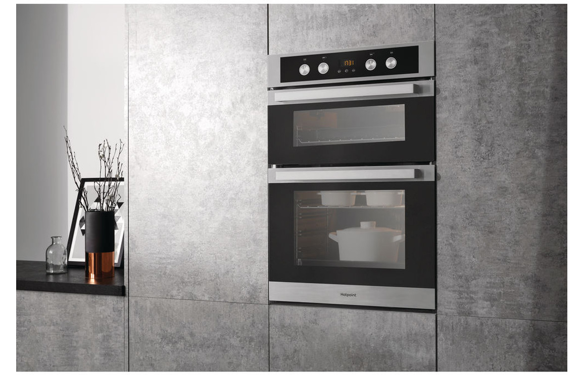 Hotpoint DKD5 841 J C IX B/I Double Electric Oven - St/Steel - Image 2