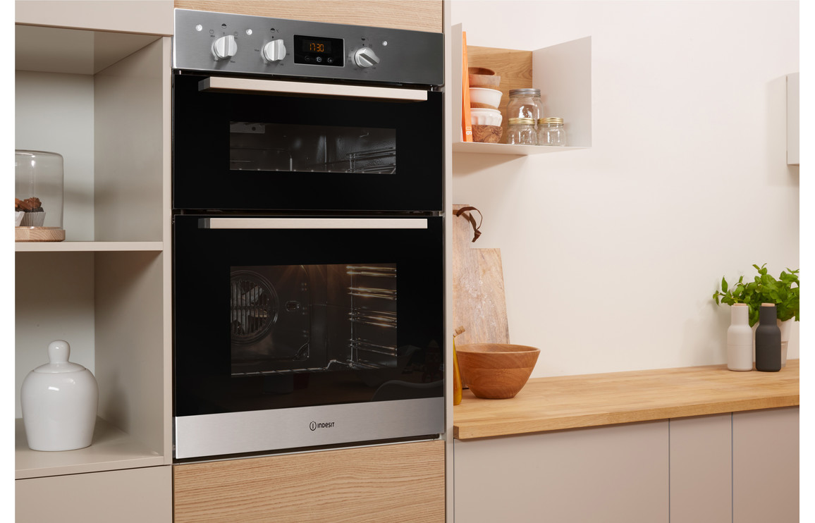 Indesit IDD 6340 IX B/I Double Electric Oven - St/Steel - Image 3