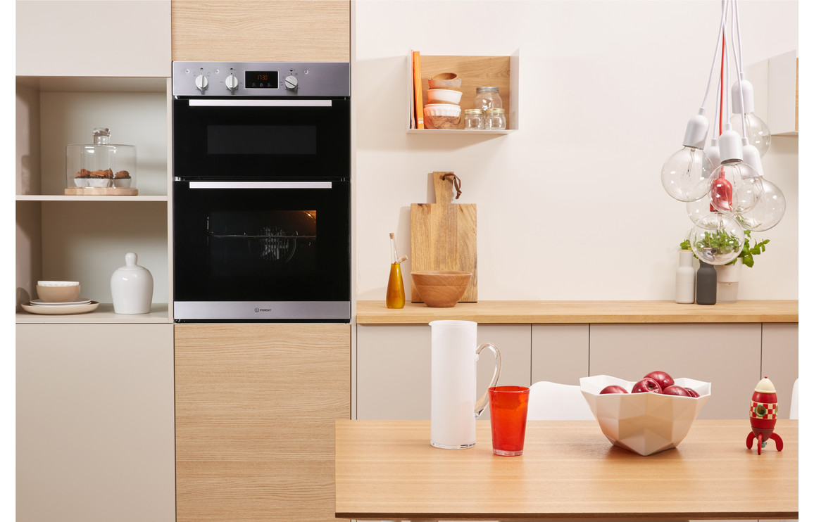 Indesit IDD 6340 IX B/I Double Electric Oven - St/Steel - Image 2