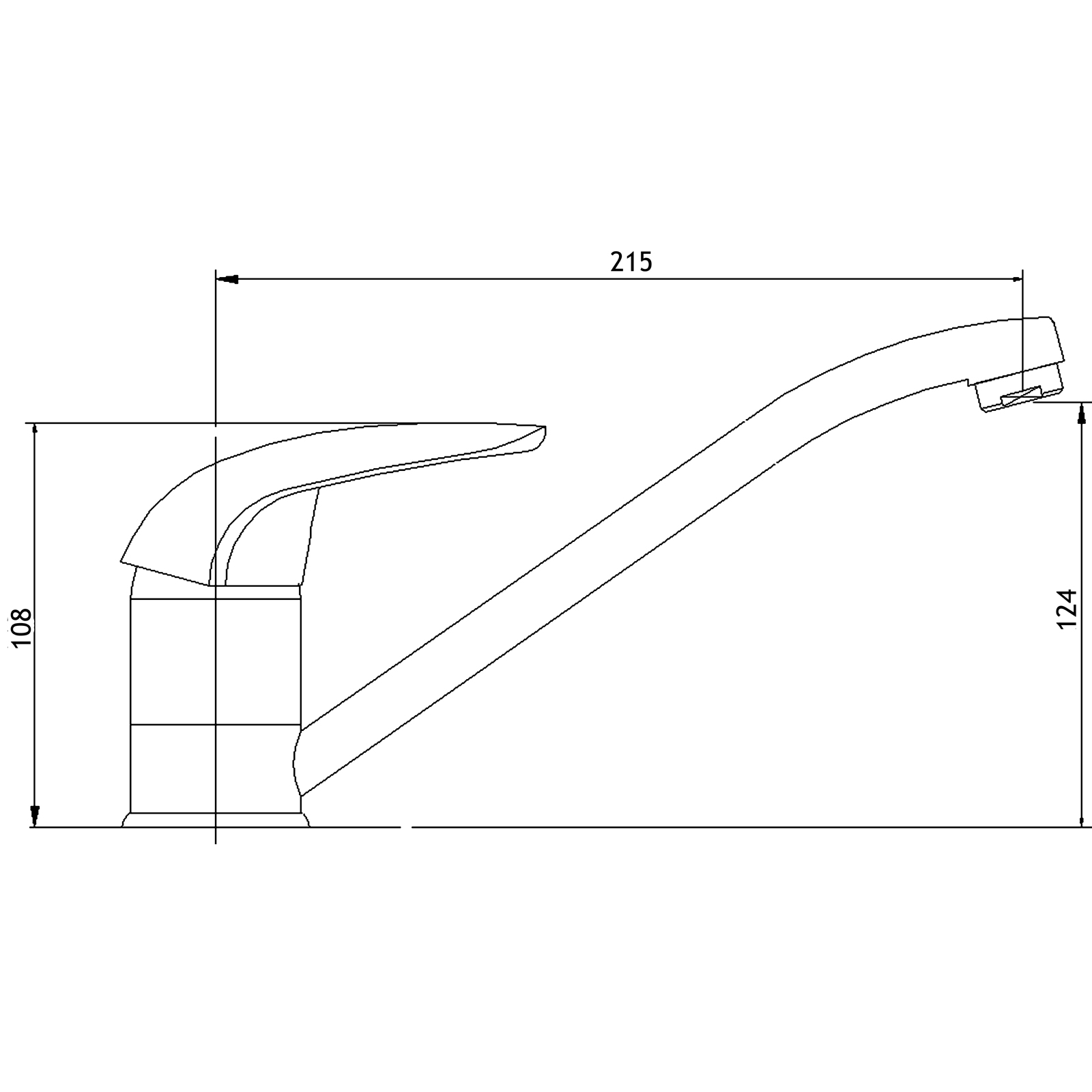 Kasta Kitchen Mixer Tap (Chrome)